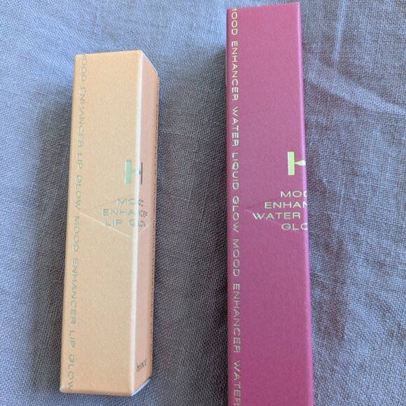 Hince Makeup Set Ivory Pouch, Mood Enhancer Lip Glow & Water Liquid Glow NIB - Picture 5 of 12